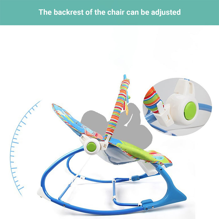 Tiibaby Infant-to-Toddler Rocker – Adjustable Bouncer & Soothing Chair for Baby Comfort