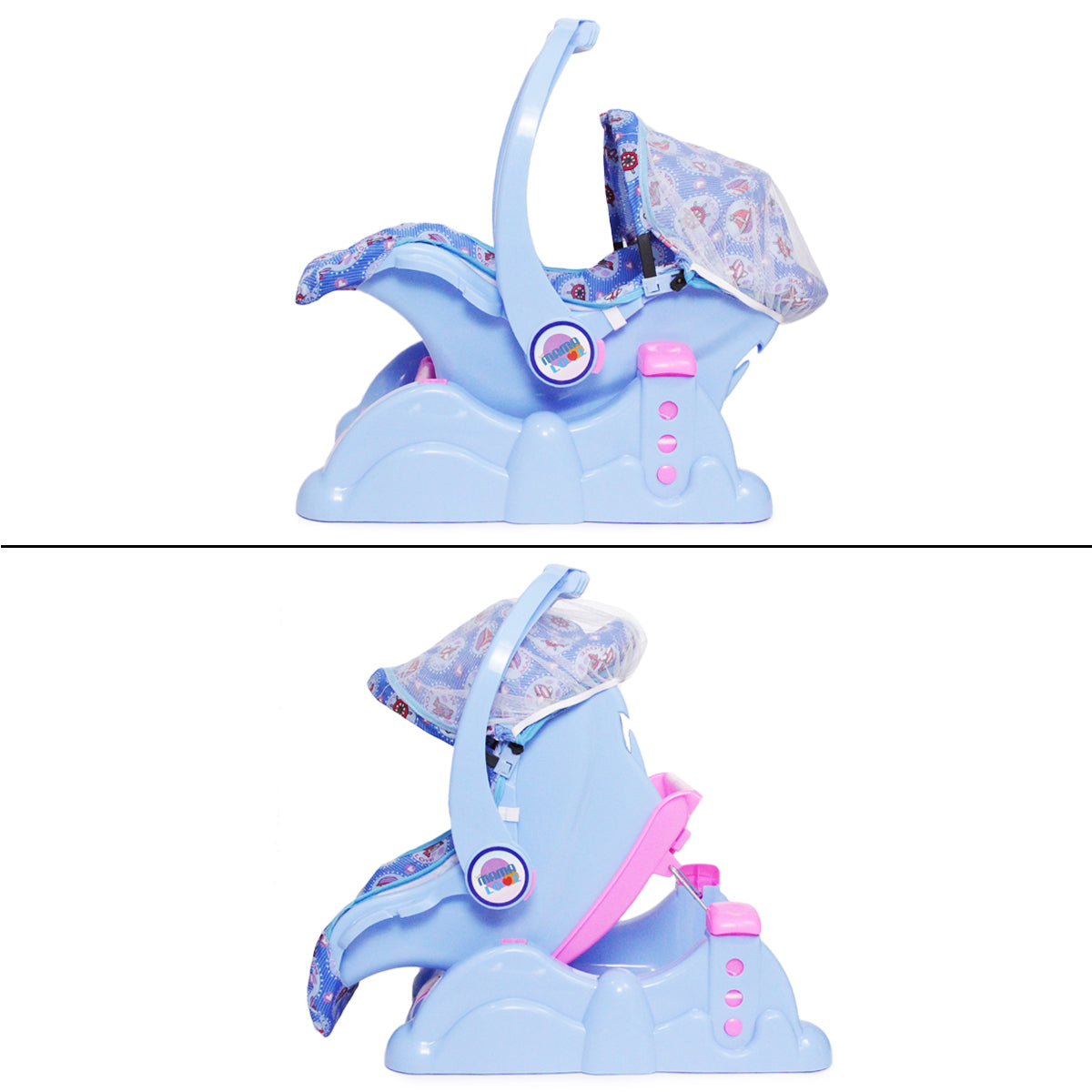 Mama Love 3-in-1 Carry Cot with Base – Premium Newborn Baby Rocker, Sleeping Carrier & Car Seat