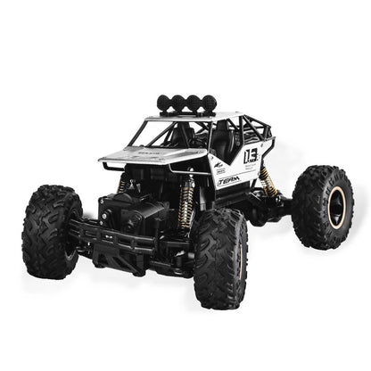 RC Rock Crawler 4WD – 1/18 Alloy Off-Road Remote Control Car with Dual Batteries