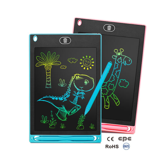 8.5-Inch LCD Drawing Tablet – Colorful Erasable Writing Pad for Kids