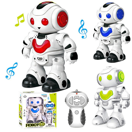 Remote Control Dancing Robot – Interactive RC Toy with Lights & Music