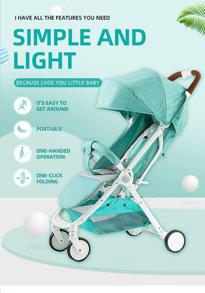 Stroller Travel-Friendly Baby Stroller Pram – Comfort & Convenience on the Go!