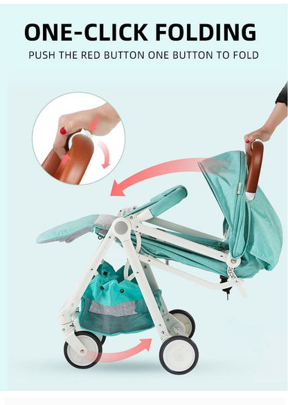 Stroller Travel-Friendly Baby Stroller Pram – Comfort & Convenience on the Go!