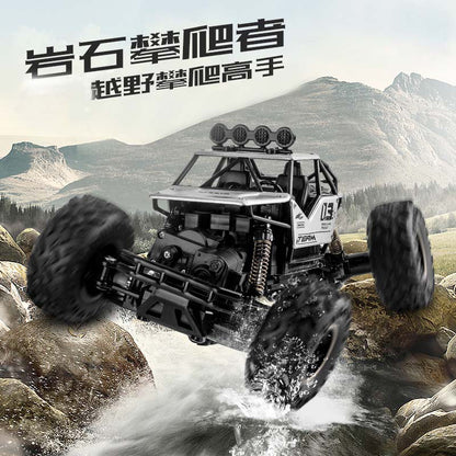 RC Rock Crawler 4WD – 1/18 Alloy Off-Road Remote Control Car with Dual Batteries