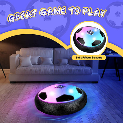 New Hover Soccer Ball for Kids – Indoor Floating Soccer Toy with LED Lights