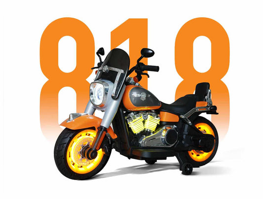 Harley Davidson - 12V Kids Electric Chopper Bike – Double Battery, Dual Motor & RC Control