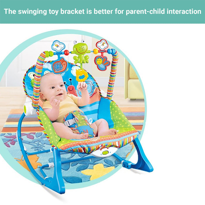 Tiibaby Infant-to-Toddler Rocker – Adjustable Bouncer & Soothing Chair for Baby Comfort