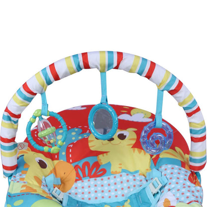 Mastela Baby Bouncer with Attached Toy Bar – Soothing & Fun Infant Seat