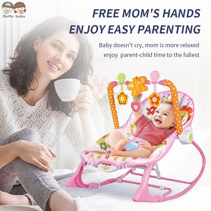 Tiibaby Infant-to-Toddler Rocker – Adjustable Bouncer & Soothing Chair for Baby Comfort