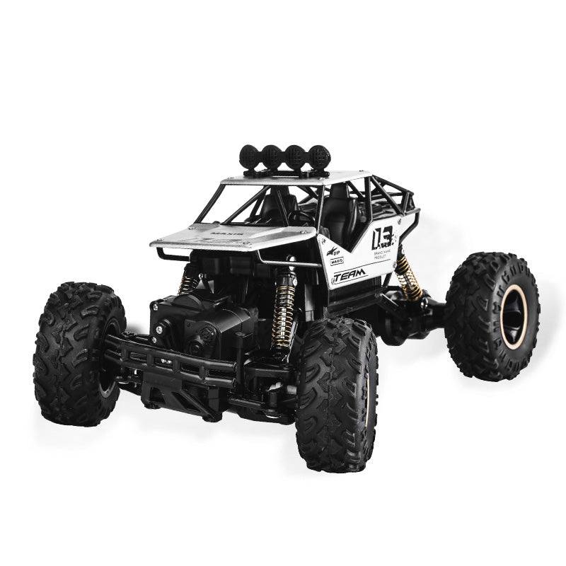 RC Rock Crawler 4WD – 1/18 Alloy Off-Road Remote Control Car with Dual Batteries