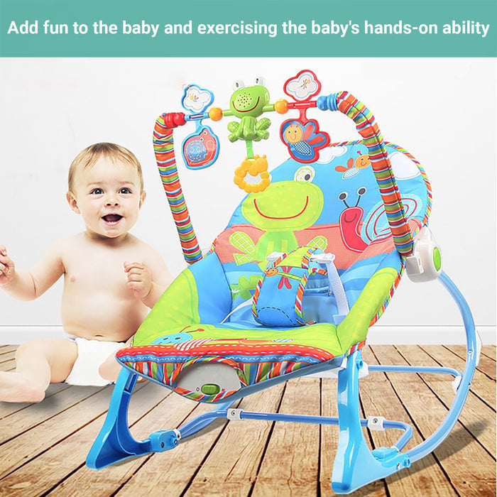 Tiibaby Infant-to-Toddler Rocker – Adjustable Bouncer & Soothing Chair for Baby Comfort