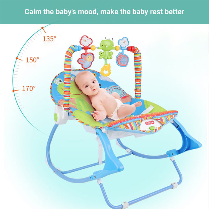 Tiibaby Infant-to-Toddler Rocker – Adjustable Bouncer & Soothing Chair for Baby Comfort