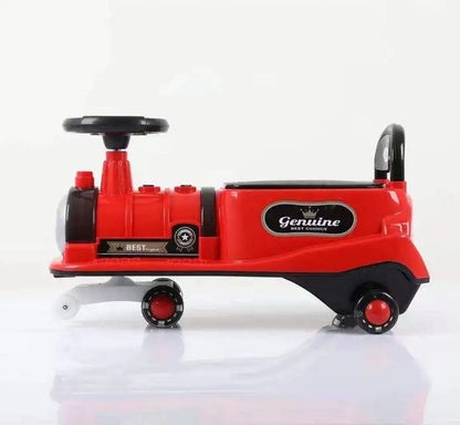 Kids Cartoon Train Design Ride-On Push & Sliding Toy Car