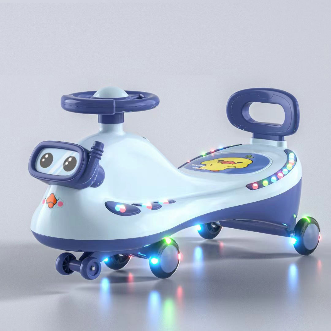 Kids Fish/Diver Style Cartoon Ride-On Push & Sliding Car