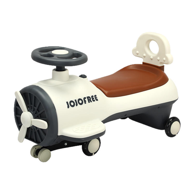 Kids Airplane Style Ride-On Push & Sliding Toy Car