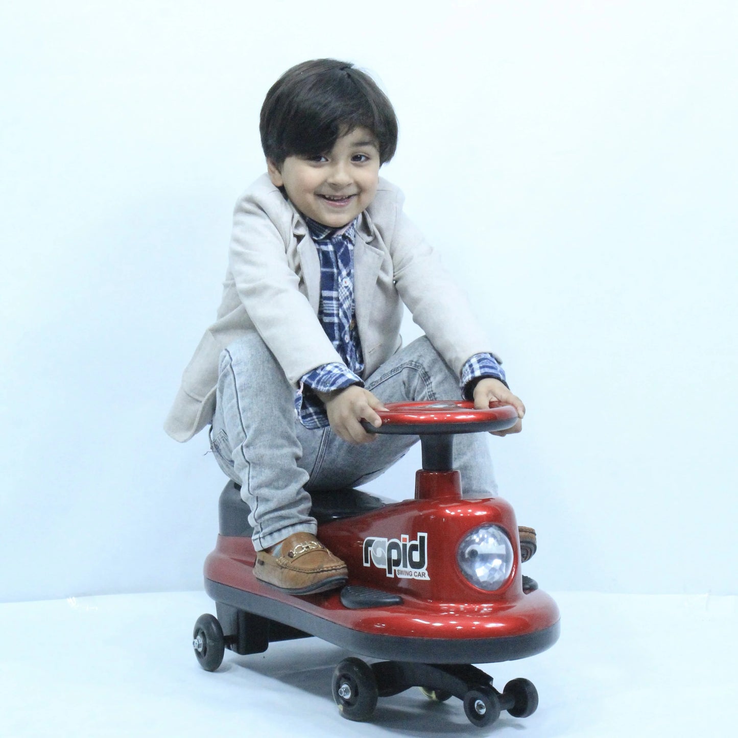 Kids Red Ride-On Push & Sliding Toy Car