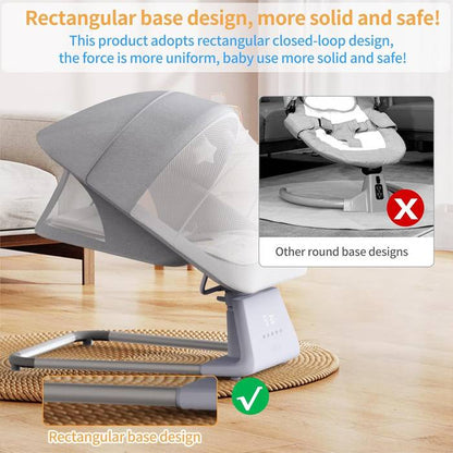 Cool Baby 4-in-1  Baby Electric Swing with Remote Control & Touch System