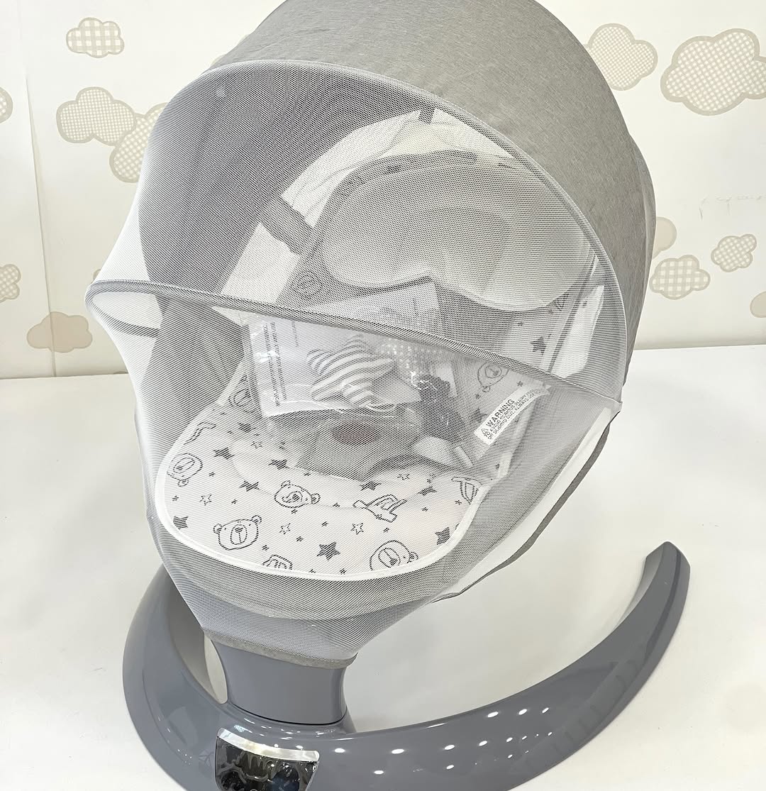 Kidilo 4-in-1 Baby Electric Swing with Remote Control &  Touch System