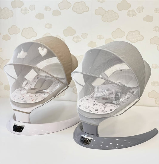 Kidilo 4-in-1 Baby Electric Swing with Remote Control &  Touch System