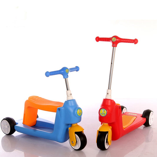 2-in-1 Kids Scooty with Seat – Portable, Foldable & Fun Ride for Toddlers & Kids
