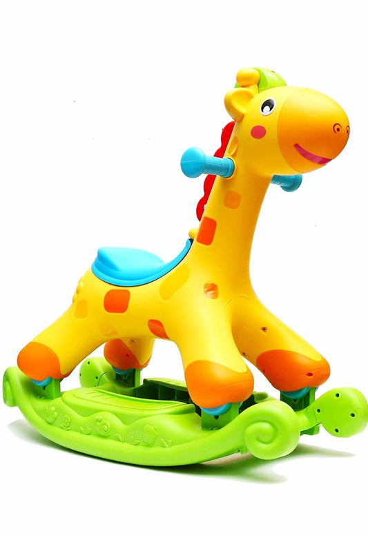 Rocking Swing Horse Ride-On Toy – 2-in-1 Fun for Kids