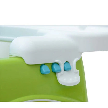 Lightweight Baby Safety High Chair – Plastic Booster Seat for Easy Feeding