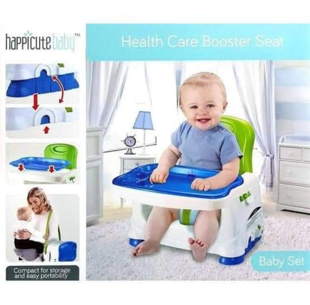 Lightweight Baby Safety High Chair – Plastic Booster Seat for Easy Feeding