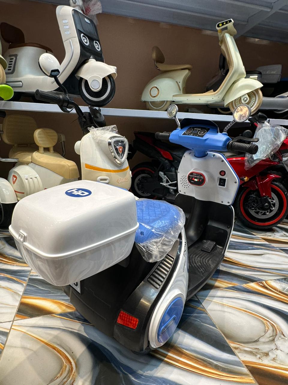 EQ Style 12V Kids Electric Scooter – Premium Ride-On Bike