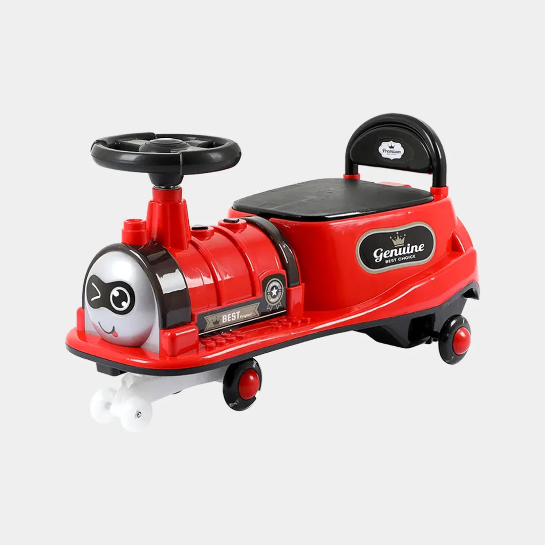 Kids Cartoon Train Design Ride-On Push & Sliding Toy Car