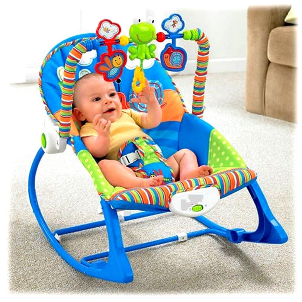 Tiibaby Infant-to-Toddler Rocker – Adjustable Bouncer & Soothing Chair for Baby Comfort