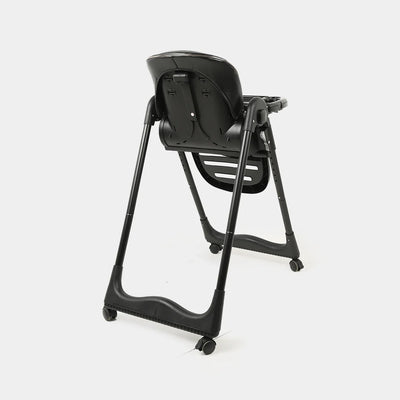 2-in-1 Convertible Baby High Chair & Swing – Black