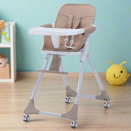 Baby High Chair – Foldable, Adjustable & Portable Dining Seat