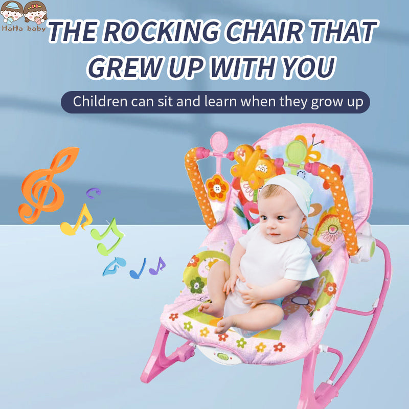 Tiibaby Infant-to-Toddler Rocker – Adjustable Bouncer & Soothing Chair for Baby Comfort
