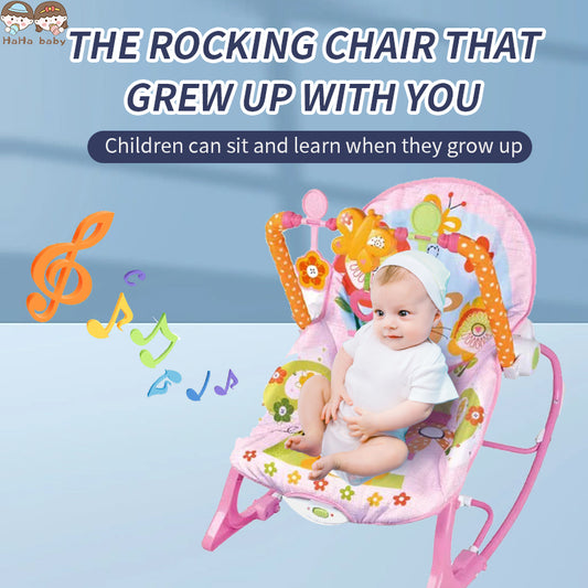 Tiibaby Infant-to-Toddler Rocker – Adjustable Bouncer & Soothing Chair for Baby Comfort