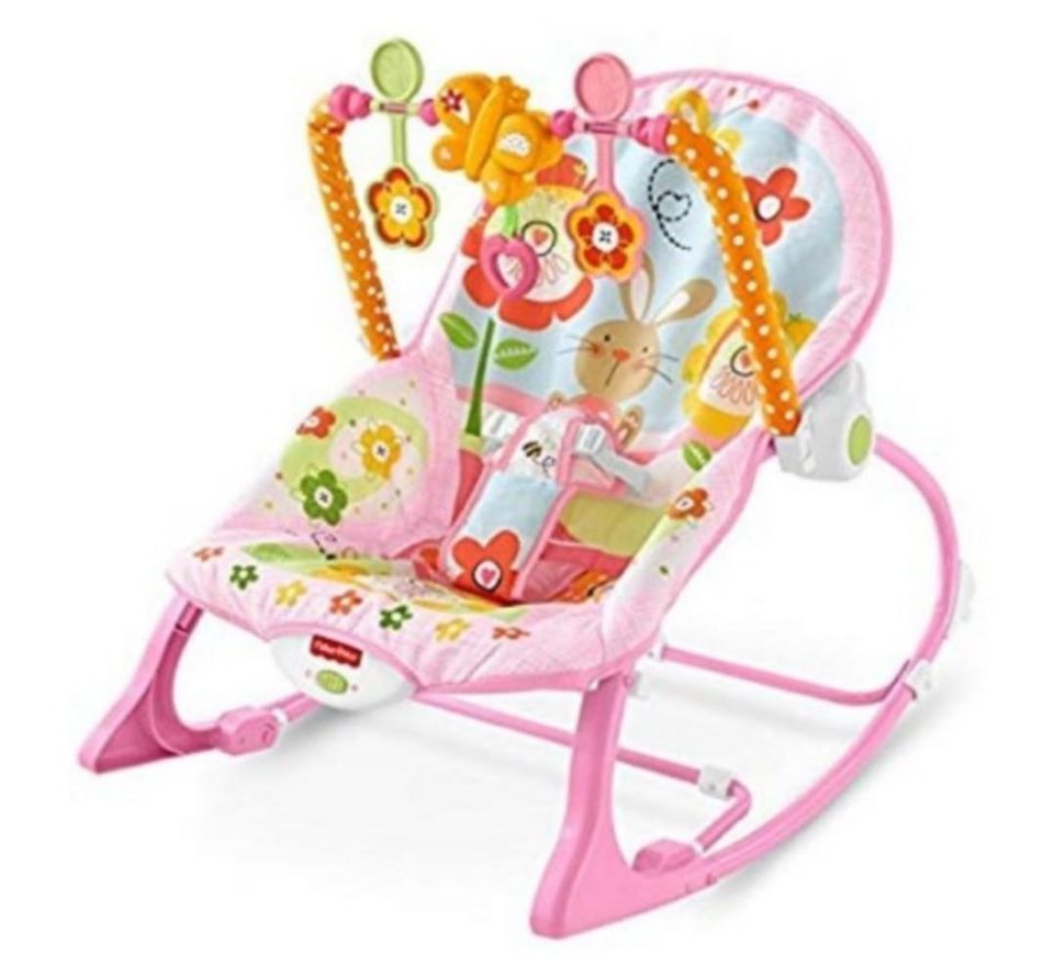 Tiibaby Infant-to-Toddler Rocker – Adjustable Bouncer & Soothing Chair for Baby Comfort