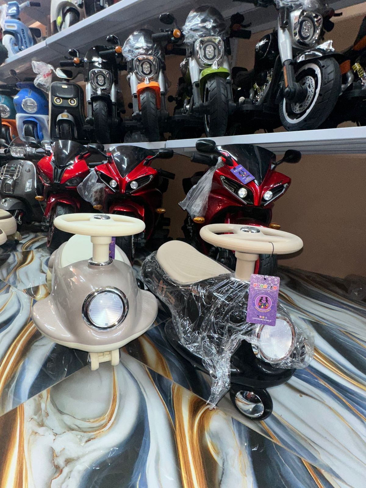 Kids Bike design Ride-On Push & Sliding Toy Car