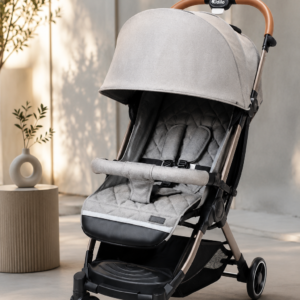 Kidilo Premium Lightweight Baby Stroller – Foldable Travel Stroller with Reversible Handle, Adjustable Canopy & 5-Point Safety Harness