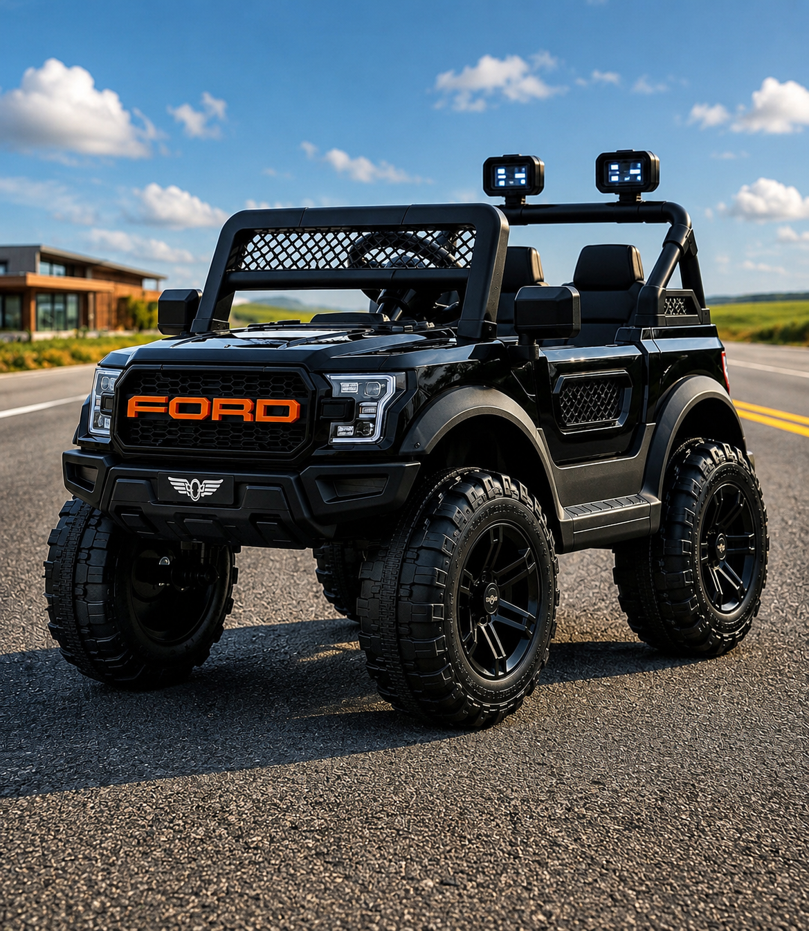 Ford Jeep Kids Electric Ride-On Car | 4x4 Off-Road Style Jeep