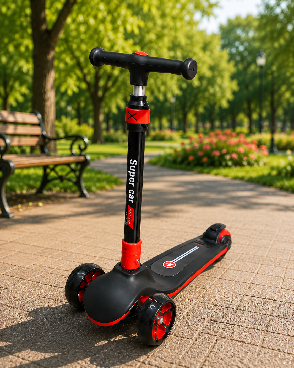 Premium 3-Wheel Kids Scooter with Adjustable Handlebar | Foldable Kick Scooter for Boys & Girls