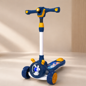 3-in-1 Kids Scooter with LED Wheels & Adjustable Handlebar | Foldable Toddler Kick Scooter for Boys & Girls