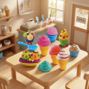 Sand ice cream store