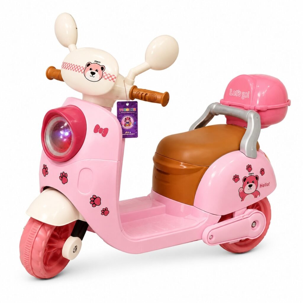 Little Rider Kids Electric Ride On Scooter 6V Rechargeable with LED Headlight thumbnail 3