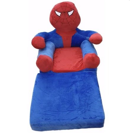 Spiderman Kids Sofa – 3-Panel Foldable Baby Sofa & Comfortable Kids Seating Chair thumbnail 2