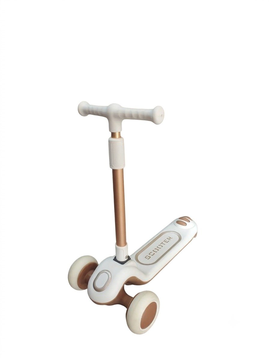 Kids Electric Scooty Ride-On – Battery Powered Scooter with LED Lights, Music & Rechargeable Battery