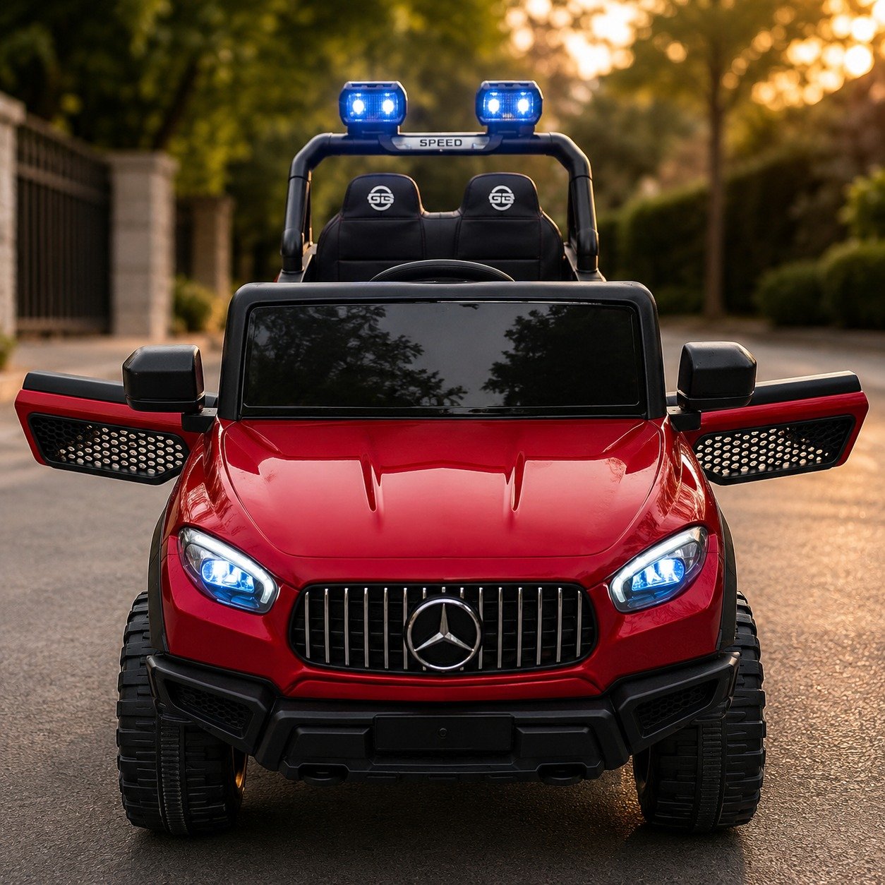 12V Kids Electric Ride-On SUV Car with Remote Control, LED Lights & Music | Premium Battery Powered Jeep for Kids