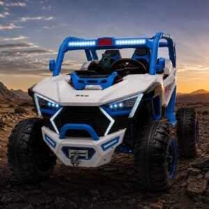24V 4x4 Kids Electric Ride-On UTV with Remote Control, LED Lights & Music | Premium Off-Road Battery Powered Jeep