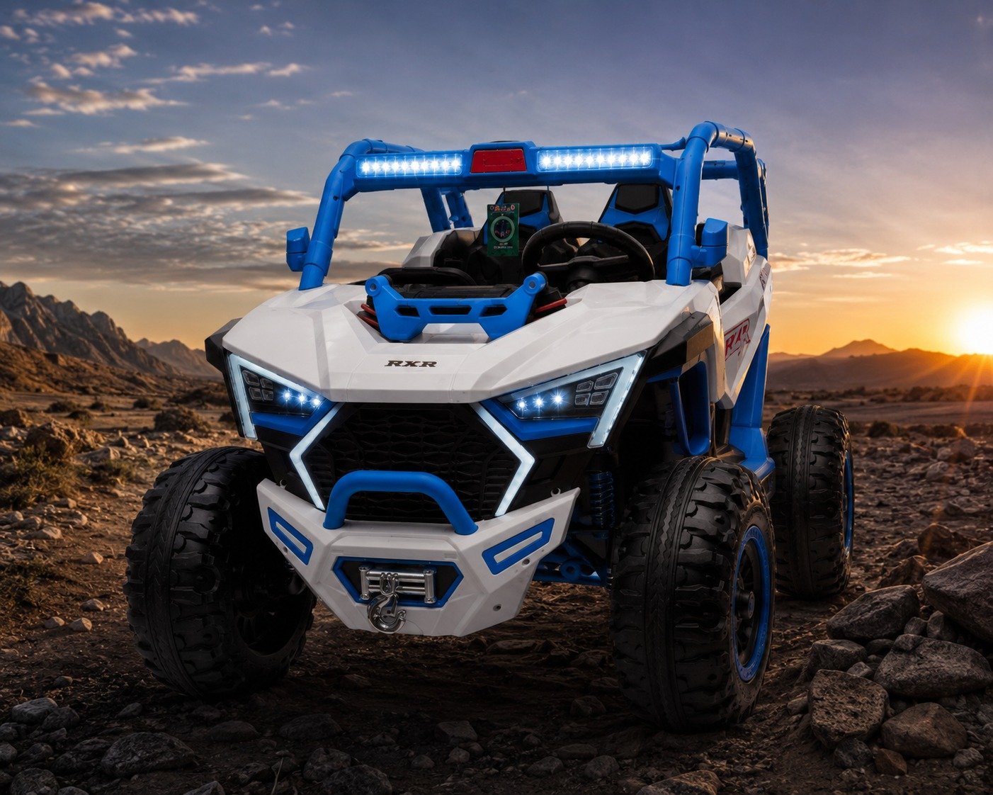 24V 4x4 Kids Electric Ride-On UTV with Remote Control, LED Lights & Music | Premium Off-Road Battery Powered Jeep