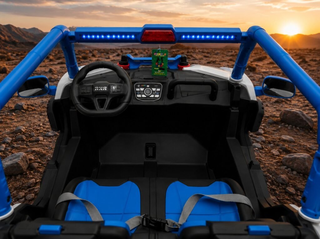 24V 4x4 Kids Electric Ride-On UTV with Remote Control, LED Lights & Music | Premium Off-Road Battery Powered Jeep thumbnail 2