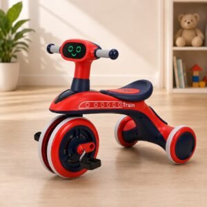 Bullet Train Kids 3-in-1 Tricycle – Balance Bike, Pedal Trike & Ride-On Bicycle for Toddlers