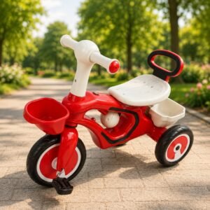 Fibre Kids Tricycle – 3-Wheel Toddler Pedal Bike with Comfortable Seat | Safe & Durable Ride-On